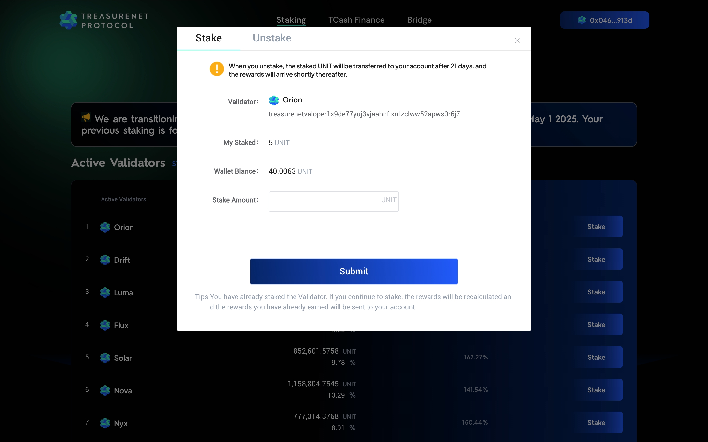 Staking_Stake
